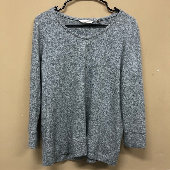 Soft Surroundings Cozy Cabin Pullover Top V Neck - Picture 1 of 6